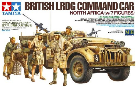 British LRDG Command Car North Africa with 7 Figures 1:35 | Tamiya 32407