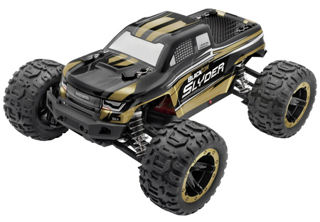 BlackZon Slyder MT Monster Truck 1/16 4WD Złoty Samochód Zdalnie Sterowany Model RC | 540101