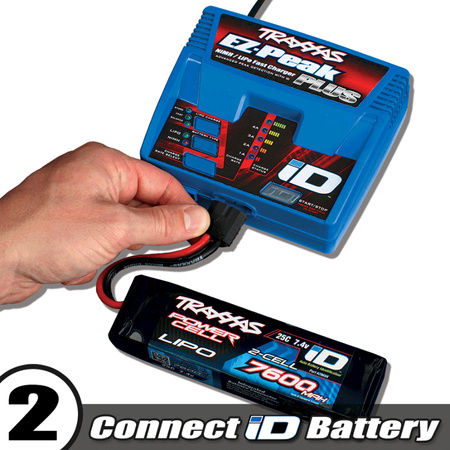 Ładowarka EZ-Peak Plus 220V 4A NiMH / LiPo iD | 2970 TRAXXAS