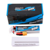 Gens Ace 900mAh 14.8V 80C 4S1P Lipo Battery Pack with XT60 plug