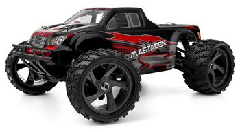 Samochód Himoto Monster Truck MT 1:18 Mastadon Brushless 2,4GHz RTR Model RC Zdalnie Sterowany Czerwony | HME18MTL-R