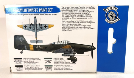 Zestaw farb akrylowych (Early Luftwaffe Paint Set) | HTK-BS02 HATAKA