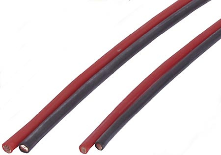 Przewód / kabel silikonowy 2,5 mm2 - czerwony - 1mb