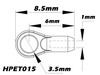 Snap kulowy 3,5mm M1,3 (6 szt.) - HPET015 Xtreme