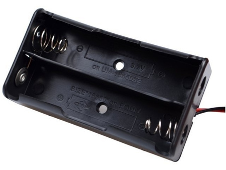 Koszyk na 2 ogniwa Li-Ion 18650 (7,4V) | 8528