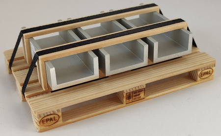 Paleta z profilami aluminiowymi (1:14) | EP003 TINY LOGISTICS