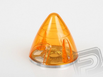 Kołpak EP przezroczysty 38 mm (POMARAŃCZOWY)