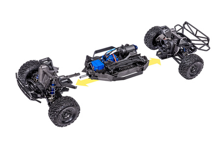 Traxxas Maxx Slash 6S 4X4 1:8 Niebieski Samochód Zdalnie Sterowany Model RC | 102076-4-BLUE