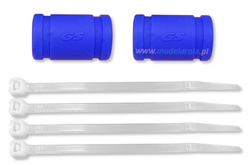 Silikonowy łącznik wydechu 14x24x40mm 1:8 2szt. (różne kolory) | GSC-CMS-8 GS RACING