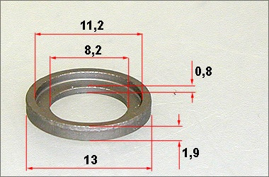 Podkładka dystansowa pod łożysko igiełkowe - FG 7312/01