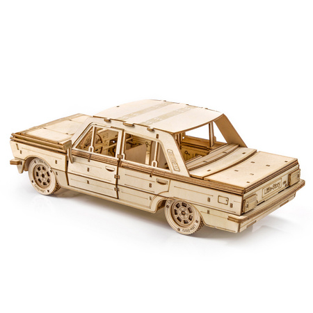 Little Story Drewniane Puzzle Model 3D Samochód FSO Fiat 125p 1/16 26,2x11,7x8,5cm | E002