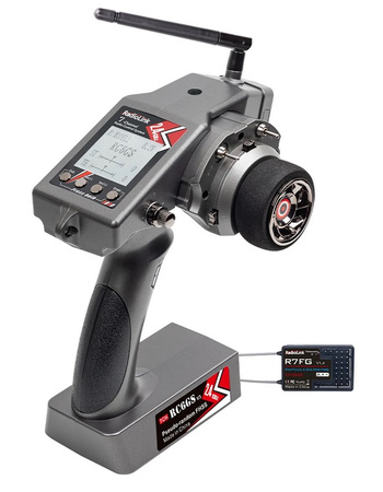 RadioLink Aparatura Pistoletowa RC6GS V3 7CH 2,4GHz + Odbiornik R7FG z Żyroskopem