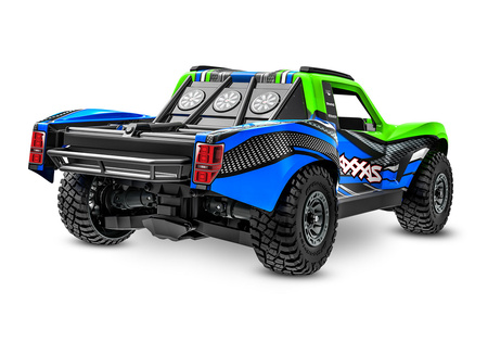 Traxxas Mini Slash 4X4 BL-2S Short Course 1:16 Zielony Samochód Zdalnie Sterowany Model RC | 108164-1-GRN