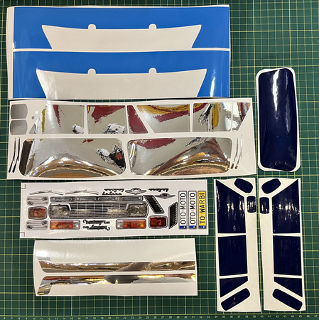 Karoseria 1/10 Wartburg 353 Clear Body (przezroczysta) | MKWARBI