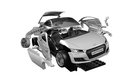 QUICKBUILD Audi TT Coupe Samochód z Klocków | J6054 AIRFIX