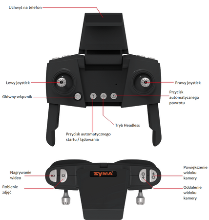 Syma Z6 PRO - dron 2,4GHz (kamera 2K, GPS, 5G, żyroskop)