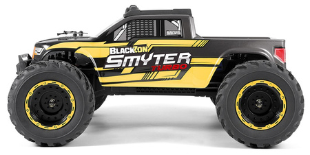 BlackZon Smyter MT Turbo Monster Truck 1/12 4WD Samochód Zdalnie Sterowany Model RC Żółty | 540253 HPI RACING