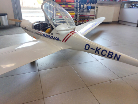 Super Dimona HK36 Samolot Zdalnie Sterowany Model Spalinowy Motoszybowiec Gigant RC ARF 1:3 5200cm