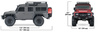 Traxxas TRX-4 Land Rover Defender 1:10 Zielony Samochód Zdalnie Sterowany Model RC | 82256-4-GRN