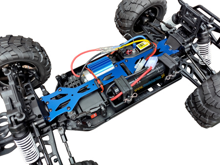 BSD Racing Viper XST Monster Truck 1:10 Żółty Samochód Zdalnie Sterowany Model RC | BS706T-Y