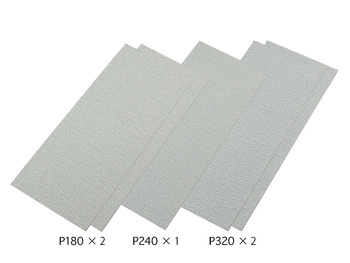 Zestaw papierów ściernych 180, 240, 320 | Tamiya 87009