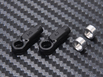 Snap kulowy M3x4,7mm (2 szt.) z tulejkami - HPET013 Xtreme