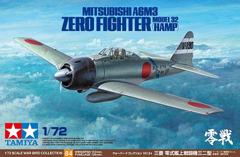 Mitsubishi A6M3 (Hamp) - Zero Fighter Model 32 1:72 | Tamiya 60784