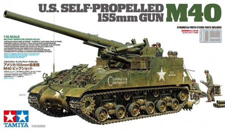 U.S. Self-Propelled 155mm Gun M40 1:35 | Tamiya 35351