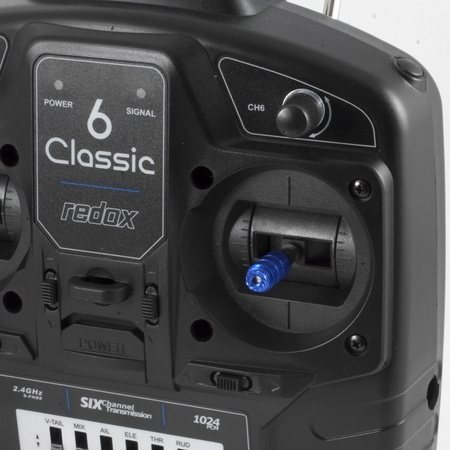 Aparatura Drążkowa RC Redox Classic 6 2,4GHz 6CH Nadajnik z Odbiornikiem | RDX-TC6