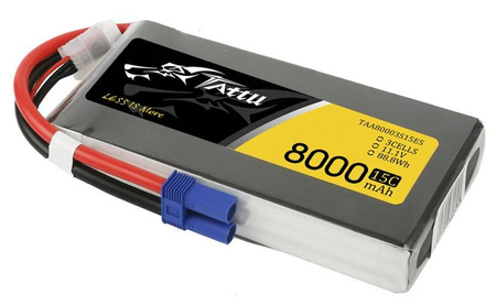 Akumulator LiPo 8000mAh 11,1V 15C 3S1P EC5 | TAA80003S15E5 TATTU