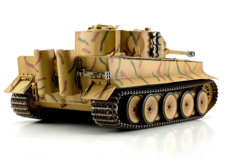 Czołg Zdalnie Sterowany Tiger I IR 1/16 Kamuflaż Model RC 2,4GHz | 16102-CA TORRO