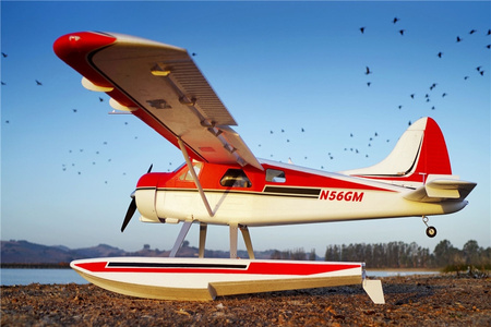 Samolot Zdalnie Sterowany FMS Beaver 2000mm ARF Czerwony Model RC Piankowy | 4ST18062-AR