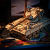 Little Story Drewniane Puzzle Model 3D Czołg AMX 13 105 World of Tanks 29x11,4x12cm | WOT05