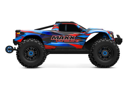 Traxxas Maxx Ultimate 4S 1/10 Niebieski Samochód RC Model Zdalnie Sterowany | 89087-4-BLUE