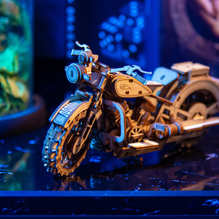Little Story Drewniane Puzzle Model 3D Motocykl Comanche Motor 20x7x9,4cm | E023
