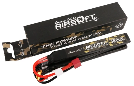Akumulator LiPo 1500mAh 11,1V 25C 3S1P Dean-T Nunchuck 3X Airsoft Gun | GEA15003S25D3 GENS ACE