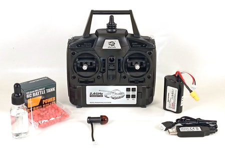 Czołg Zdalnie Sterowany British Challenger II 1:16 RTR 2,4Ghz Model RC | 3908-1U HENG LONG