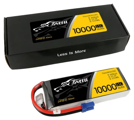 Akumulator LiPo 10000mAh 11,1V 15C 3S1P EC5 | TAA10K3S15E5 TATTU