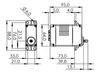 Serwo Cyfrowe Wieloobrotowe HiTEC SG33BL-T-12V (DB9 SUB) 360° 9-15V 147kg/cm 0,185s/60° IP68 | 1-00932