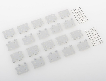 Zawias plastikowy 18x28mm (10szt.) | 124018 MS