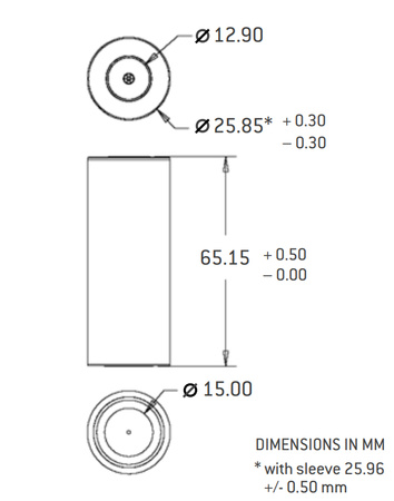 Akumulator LiFePO4 3,3V 2500mAh | ANR26650M1B LITHIUM WERKS