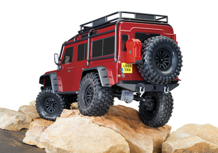 NOWY! TRX-4 Land Rover Defender Bezspinkowy Clipless Body 1/10 (piaskowy) | 82256-4 TRAXXAS