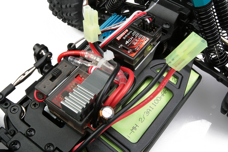 Monster Truck 1:16 EXM-16 Electric 4WD RTR 2,4 GHz (czerwony) - HIMOTO