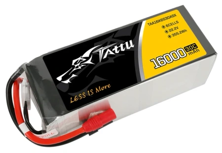 Akumulator LiPo 16000mAh 22,2V 30C 6S1P AS150+XT150 | TAA16K6S30ASX TATTU