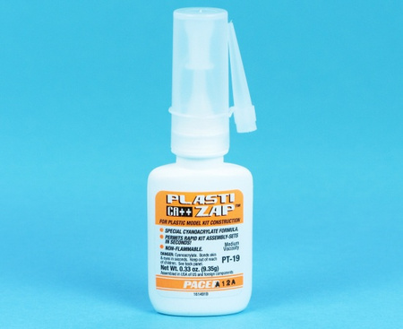 PLSTI-ZAP klej CA do modeli plastikowych i ABS 9,35g - ZAP