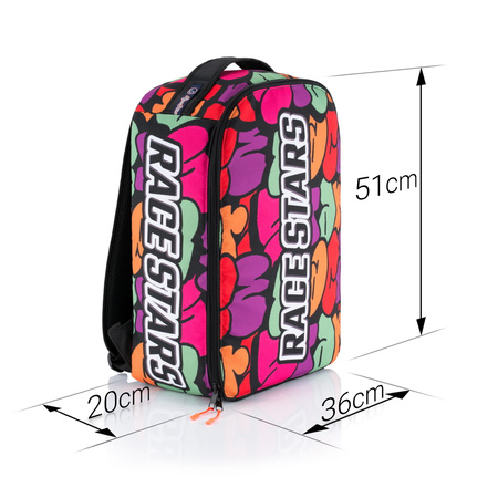 Plecak Transportowy Backpack Na Model 1/8 Pink Graffiti | RACE STARS