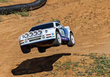 Traxxas Mini Rally VXL Ford RS200 4X4 1:12 Niebieski Samochód Zdalnie Sterowany Model RC | 108046-1-BLUE