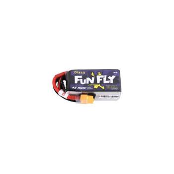 Pakiet LiPo 1300mAh 14,8V 4S 100C XT-60 FUNFLY- GENS ACE & TATTU