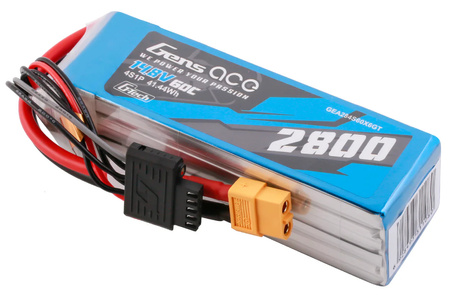 Akumulator LiPo 2800mAh 14,8V 60C 4S1P XT60 G-Tech | GEA284S60X6GT GENS ACE