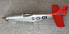 North American P-51 Mustang Red Tail kadłub (1060mm)